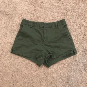 army green shorts